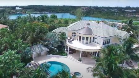 Shania Twain's luxury home in the Bahamas.